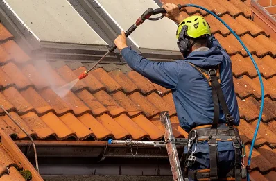 Démoussage et hydrofuge de toiture à Amenucourt